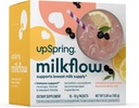 UpSpring Milkflow Immune Support Breastfeeding Supplement Drink Fenugreek-Free, Moringa Elderberry Lemonade Flavor, Lattazione Supplemento al supporto Latte Alimentazione, 16 Miscele