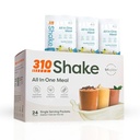 310 Nutrizione – Agitazione di sostituzione del melo all-in-one - Nuova formula con Fiber Rich Vegan Superfood Blend - Dolci naturali - Basso Carb Shake, Keto & Paleo Friendly - Gluten Free - 26 Vitamine essenziali & minerali - Varietà Shake Box - Vanilla Crème