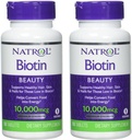 Natrol Biotin Tablet 10000 mcg, 100 Conte (Pacchetto di 2)