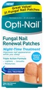 Opti-Nail Fungal Nail Renewal Patches - 21 Patches, Trattamento notturno migliora l'aspetto delle unghie mentre dormi