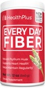 Health Plus Every Day Fiber Digestive Support | All Natural Daily Fiber Per Ridurre Bloating | Supporta la salute del cuore | 12 once, 48 Serve