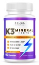 ZELSO K3 Pillole di perdita di peso minerale per le donne e gli uomini, K3 Pillole minerali - K3 Minerale di sale, Vitamina + K3 Capsule Supplemento per la perdita di peso Keto - 1 Mese di alimentazione