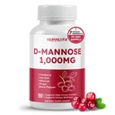 D-Mannose con mirtillo, Uva Ursi, Hibiscus, Ginger, pepe nero - Supporta la salute del tratto urinario, pulizia della vescica - Made and Tested in the USA
