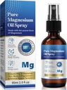 Generico 2 Fl Oz Magnesium Oil Spray - Pure & Organic - Magnesio ad alta concentrazione - Non OGM, Senza glutine - Facile da assorbire (1pc)