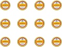 Rawleigh Antiseptic Salve Iconic Yellow Big Tin: 4.5 oz, Multi-Purpose Ointment Soothes Cuts, Bruises, Irritations, with Turpentine, Phenol, Cottonseed Oil & Paraffin, Original Formula - Confezione da 12