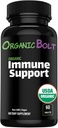 Supplemento di supporto immunitario organico USDA, alta potenza 7-in-1 Immunity Booster Tablets con vitamina C, Elderberry, Ginger, Moringa Leaf Powder, Aglio & More - Vegan & Non-GMO, 20 Serve