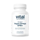 Vital Nutrients Ultra Pure® Vegan Omega SPM+ | Vegan Specialized Pro-Resolving Mediators (SPM) Omega-3 Supplemento | Minor Joint Discomfort Relief* | Gluten, Dairy, Soy Free, Non-GMO | 90 Mini Softgels