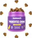 Probiotici per cani, probiotici e enzimi digestivi, salute e supporto immunitario. Allevia la costipazione, il cattivo respiro, la flatulenza e la stomach di Upset. Veterinaria sviluppato, 120 Chews, Duck Flavor.