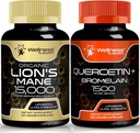 BENESSERE LABSRX Quercetin con Bromelain | Lions Mane Capsule