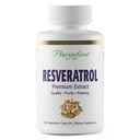 Paradise Herbs Resveratrolo, Antiossidante, Super Potente, Ultra Pure, Vegan, Non OGM, Gluten Free, 180 capsule vegetariane
