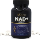 Età NAD+ Integratori per Donne & Uomini | 300mg Nicotinamide Riboside Chloride | Integratore alimentare per Anti-invecchiamento | Supporta energia, messa a fuoco, Stamina, metabolismo grasso & Funzione cognitiva – 90 capsule