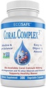 Coral Complex 3 - Coral Calcium 900 mg con vitamina D3 1200 IU e Magnesio168 mg - 300 capsule vegetariane