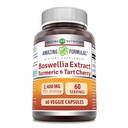 Incredibile formulas Boswellia Estratto Turmerico e Tart Cherry Supplemento | 2400 Mg Per Serving | 60 Veggie Capsule | Non-GMO | Gluten Free | Made in USA