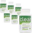 Integratore del cervello per memoria, nebbia del cervello, messa a fuoco, mood & concentrazione & funzione cognitiva - Mane del leone Supercharged con Ginkgo Biloba & Two Probiotic Strains (360 Conte - 6 Mese di alimentazione)