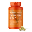 Mt. Vitamine di Angelo - Zinc Quercetin con supplemento di Bromelain – Supporto immunitario e salute respiratoria - Quercetin 500mg capsule | Zinc 50mg | Vitamina C Capsules | Booster immunitario per adulti - 300ct.