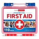 Care Science First Aid Kit, 110 pezzi | Uso professionale per viaggi, lavoro, scuola, casa, auto, emergenza, sopravvivenza, campeggio, escursionismo, e altro ancora