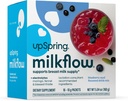 UpSpring Milkflow Electrolyte Breastfeeding Supplement Drink Fenugreek-Free, Moringa & Blueberry Acai Flavor, Lattazione supplemento per sostenere la fornitura di latte materno e ripristinare gli elettroliti, 16 miscele