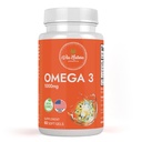 Omega 3 | 1000mg | Olio di pesce | Acidi grassi | EPA & DHA | Non OGM | 60 Softgels
