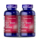Puritan's Pride Doctors Trust® Red Yeast Rice 600mg, Integratore alimentare, 240 capsule di rilascio rapido, 2 Pack