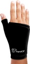 TeraICE Wrist Ice Pack Wrap Thumb Brace for Either Hand for Hot & Cold Therapy - Reusable Soft Gel Glove for Injuries, Carpal Tunnel, Arthritis, Tenosynovitis di De Quervain - Misura la maggior parte degli uomini - L/XL