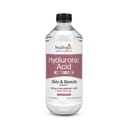 Hyalogic Liquid Hyaluronic Acid Supplement - Supporto per la pelle ingeribile con 100mg HA e 100mg MSM - Idratazione naturale per il viso, gli occhi e le labbra - Alta Formula di Peso molecolare - 12 oz