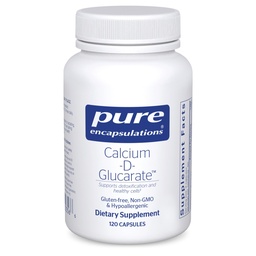 Calcium-D-Glucarate | Supplemento al supporto della salute cellulare nel fegato, polmoni, seno e colon* | 120 capsule