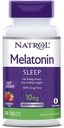 Natrol Melatonin sonno Massima resistenza dissolva rapidamente il sapore di fragola 10 mg 60 compresse (Pack of 2)