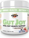Gut Joy - Total Gut Health Support. Integratore in polvere per sostenere la salute del fegato, e il benessere completo - aroma di bacche miste, 30 porzioni