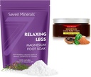 Sette minerali Rilassante Gamba Fiocchi di Magnesio & Crema Naturale