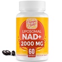 2000 MG NAD Supplemento, Liposomal NAD+ con alto assorbimento, più efficiente di Nicotinamide Riboside, Pure & Plus Boosting Supplement, Aging Defense, Metabolism & Cellular, 60 softgels