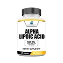 American Standard Supplementi Alpha Lipoic Acid 1300mg Per Serving - Vegan, Gluten Free, Non-GMO, 90 Capsule, 45 Serve