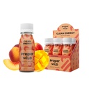 Proper Wild Vegan Energy Shots, con L-teanina e caffeina organica, Clean Plant Based Energy Drink, senza glutine, GMO-Free, Dairy-Free, Stevia-Free, Soy-Free, Peach Mango, 2.5 Fl Oz, 6 Pack