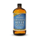 Percorso naturale Silver Wings Colloidal Silver Liquid - Enhanced Immune Support Supplement - 250ppm (1250mcg) - 32oz