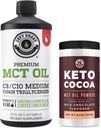 Prestazioni di Costa sinistra 100% Coconut MCT olio liquido, 32oz + Keto Coco Drink Mix, 8.5oz