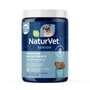 NaturVet Senior Advanced Incontinence Dog Supplement – Aiuta il controllo della vescica del cane, l'urinazione normale – Include la miscela sinergica di botanici – 120 Ct.