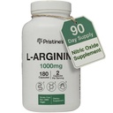 L Arginina di PRISTINE integratori per uomini e donne - 1000mg capsule 90 giorni di alimentazione Nitric Oxide & pre allenamento Aminoacido supporto