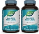 Natural's Way Calcium Magnesium & Zinc Mineral Complex, Supporta Bone Health & Muscle Function*, Supporto Immune*, 250 Capsule (Packaging May Vary) - 2 Pack