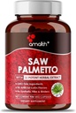 AMALTH Premium Saw Palmetto Capsule- Extra Forza Formulato con Ashwagandha, Tribulus, Ginger, Maca, Sacro Basilio e Più Natural Prostate Support, 90 Capsule
