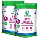 BioTrust Keto Elevate – C8 MCT Oil Powder – Ketogenic MCT Coffee Creamer, Keto Coffee Creamer – Clean Energy, Mental Focus & Clarity – 100% Caprylic Acid MCT Powder, Non-GMO (senza aroma, 40 Servings)