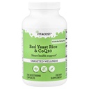 Vitacost Riso di lievito rosso & CoQ10 con Niacina No-Flush -- 240 capsule vegetariane