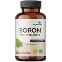 Futurebiotici Boron 3mg, Vegetariano, Non OGM, Chelati per l'assorbimento, 250 compresse