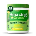 Sorprendente erba verdi miscela energia: Smoothie Mix, Super Greens polvere e pianta basato caffeina con Matcha verde tè e barbabietola radice polvere, Lime limone, 30 Servings (Packaging May Vary)