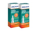 Zicam Intense Sinus Relief No-drip Liquid Nasal Spray con Cooling Menthol & Eucalyptus, 0.5 Ounce (Pack of 2)