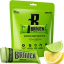 Barretta di Lime di limone Barrette di energia (1.59 oz, Confezione da 10) – Cuciture di energia con 5g Proteine – Spuntini di energia on-the-Go per la corsa, escursionismo e sport - Snack senza glutine per il potenziamento dell'energia sostenibile