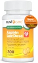 Aspirina a basso dosaggio 81mg per adulti Caplets ricoperti - Confronta con Ingrediente attivo in Aspirina a bassa dose Bayer per adulti - Sicurezza Coated (300 Conte)