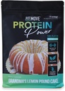 Just Move Protien - Torta di Limone della nonna - Vegan (Plant Based), Organico, Dairy Free, Soy Free, Gluten Free, Keto, Peanut Free, 20g Protein, Carb basso, Non OGM (17.2 Oz)