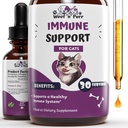 Supporto immunitario per i gatti - aiuta a sostenere un sistema immunitario sano - Gatto Immune Booster - Gatto Supporto immunitario - Cat Integratore immunitario - Gatto Integratore immunitario - Gatti di supporto immunitario - Cat Integratore di supporto immunitario - 1 fl oz