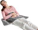 Pad riscaldante ponderato per cassoni di periodo e mal di schiena, XL Riscaldatore 17"x33",Riscaldatore elettrico per spalla, 4.9LB Riscaldata con 4 Livelli di riscaldamento, Dormitorio Essenziale, Lavabile in lavatrice