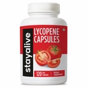 Supplemento di licopene per gli uomini 60mg, polvere di estratto di pomodoro naturale, 120 capsule con 4 mesi di alimentazione, 100% Veg Lycopene Complex, non OGM e Gluten Free Carotenoid supplemento