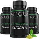 (3 Pack) Più intelligente L-teanina 250mg supplemento, in olio non OGM Flaxseed, 150 Liquid Softgels